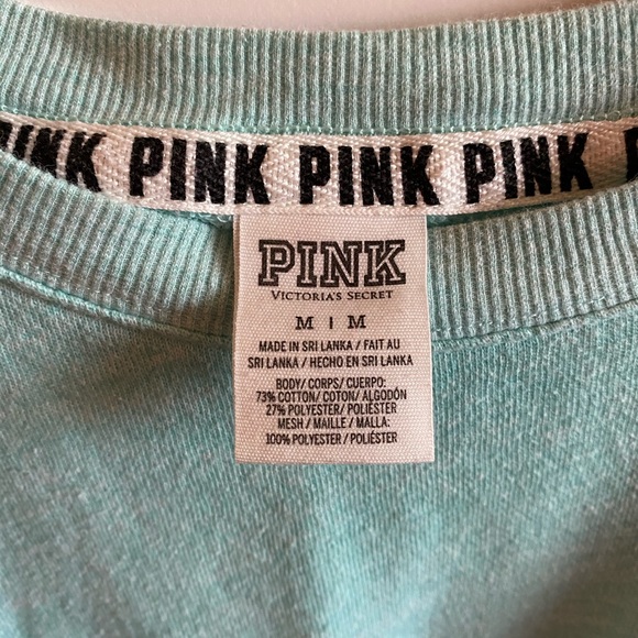 Oversized VS PINK logo Long Sleeve Shirt - Picture 3 of 3